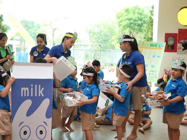 Chương trình giáo dục thu gom vỏ hộp sữa tại các trường mầm non tại địa bàn tỉnh Bình Dương