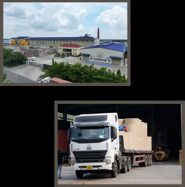 2023Thuan An Paper Company successfully acquired Khoi Nguyen Paper Company, boosting the total production capacity across its three factories to nearly 500,000 tons per year, positioning it among the top five paper companies in Vietnam. This acquisition, with an added capacity of over 120,000 tons per year, has enabled Thuan An to meet customer demand more efficiently and promptly. Furthermore, it has strengthened the company's capability to expand its market share in African and Middle Eastern regions.