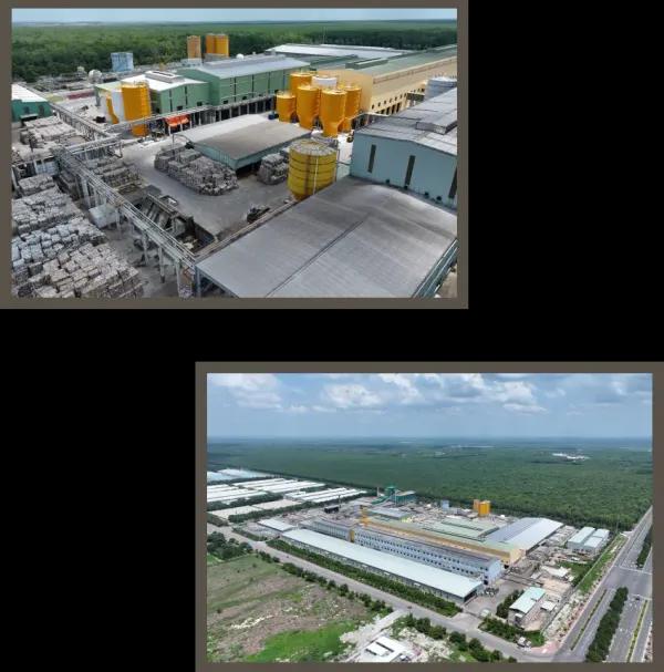 2024The second phase of the Thuan An factory in Binh Phuoc was completed, with an additional production capacity of 250,000 tons per year. This brought the company's total production capacity to over 720,000 tons annually, establishing it as the largest paper factory in Vietnam, specializing in thin-weight Testliner and Medium papers ranging from 70g to 100g.